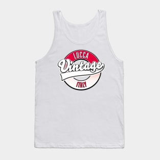 Lucca vintage style logo Tank Top